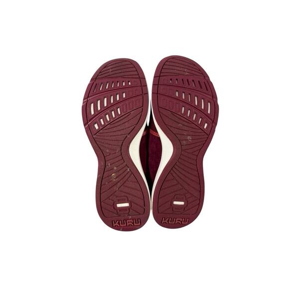 Kuru Kivi Women Size 9 Slip On Shoes Burgundy Suede Orthopedic Loafers Comfort - Picture 4 of 9